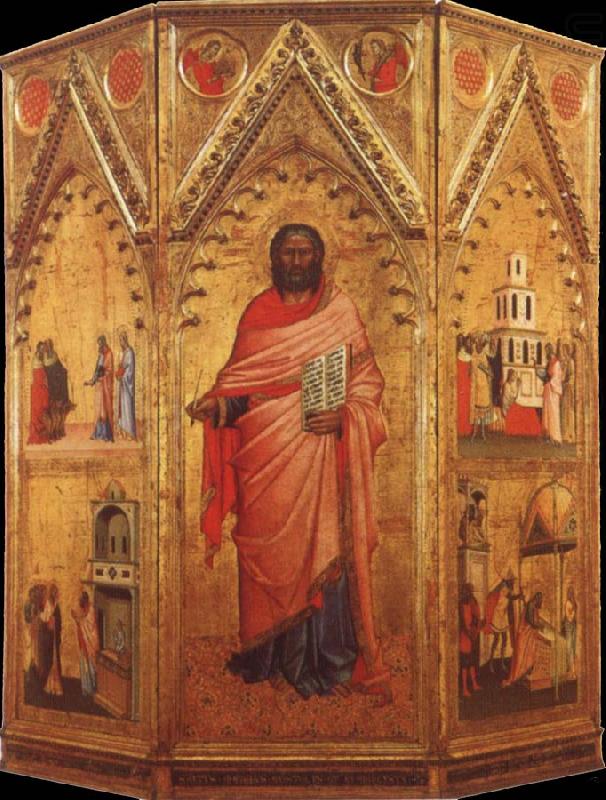 St Matthew and Four Stories from his life, Andrea di Orcagna